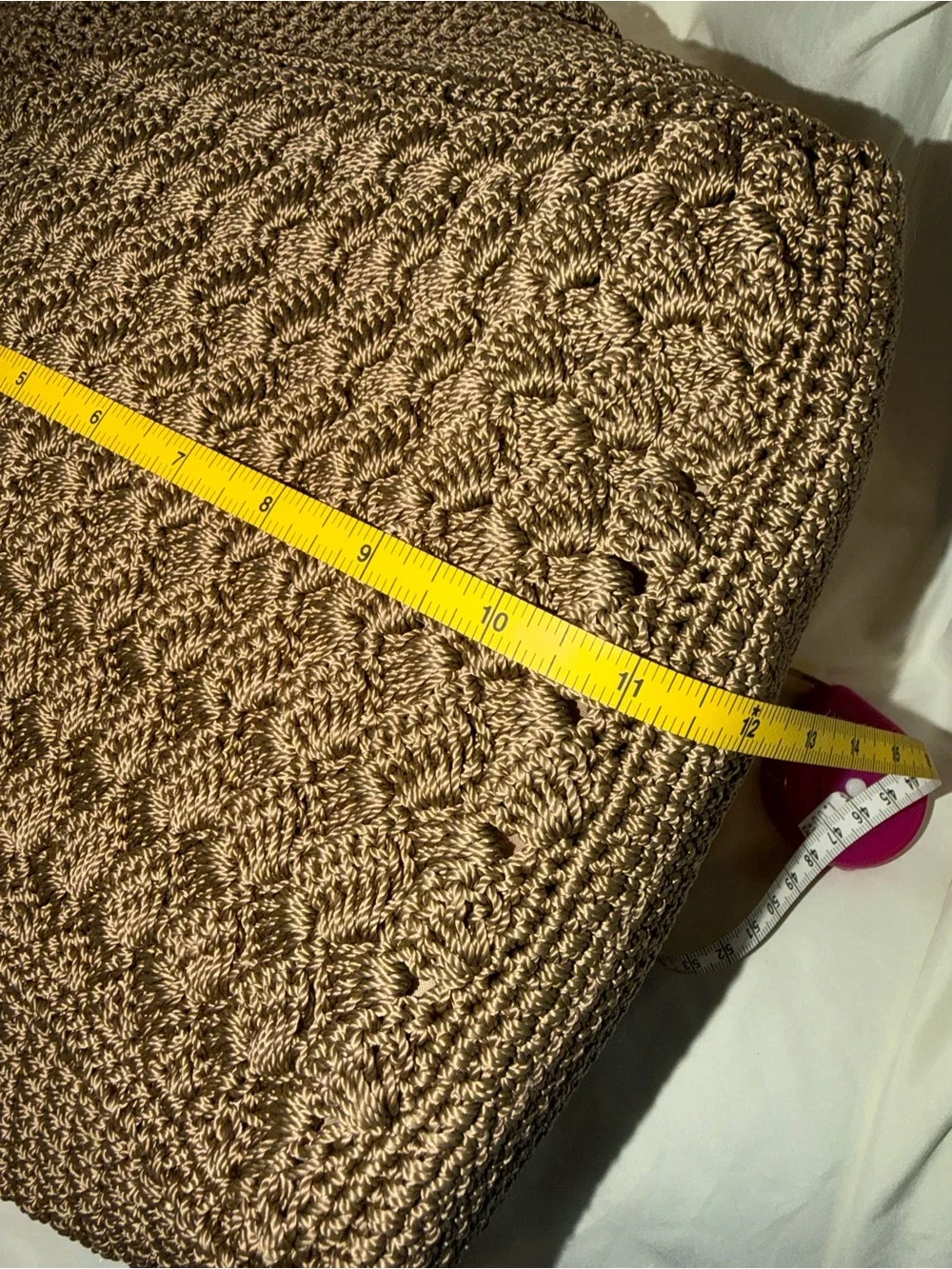 The Sak Brown Crocheted Tote Bag